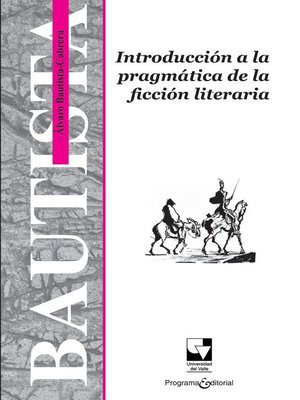 cover image of Introducción a la pragmática de la ficción literaria